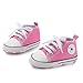 Meckior Baby Girls Boys Canvas Sneakers Soft Sole High-Top Ankle Infant First Walkers Crib Shoes