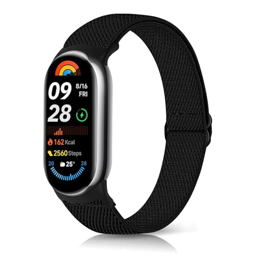 [NicMool] �o���h For Xiaomi Smart Band 10 / 9 / 8/Xiaomi Mi Band 10 / 9 / 8 �Ή� ���� �ւ� ���� �V���I�~ �o���h 9/8�p �e���i�C������ ���� ���� �ւ��x���g �L�k�� �X�|�[�c 