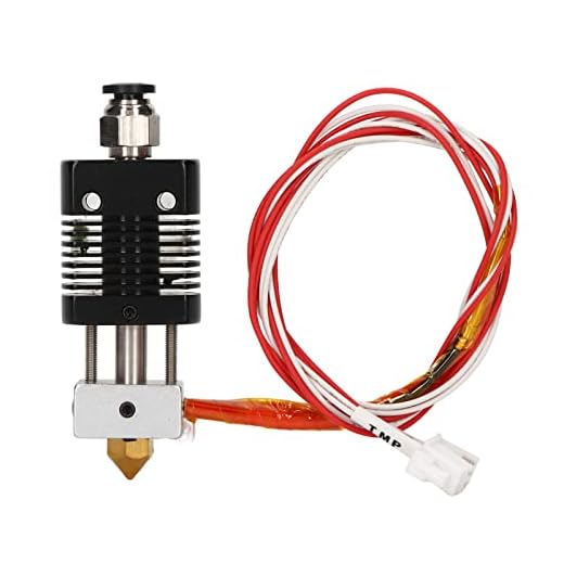 Kit Hotend de extrusora de impresora 3D, tubo calefactor de 24V 40W, boquilla de latón de 0,4 mm con bloque de aluminio, resistente a altas temperaturas para impresoras 3D Anet