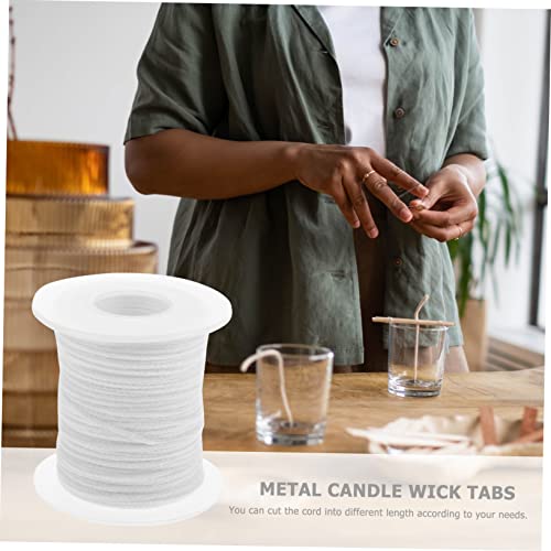 Rollo de mecha trenzada para hacer velas de 1 rollo miniatura 7