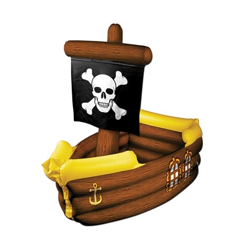 Image of Beistle Inflatable Treasure Chest Coolers.
