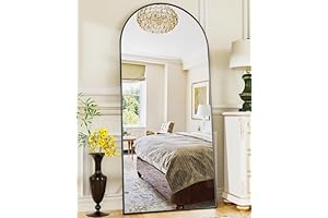 EXQHOME 58'' x 19'' Black Modern Full Length Mirror