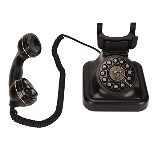 [Microfono HD grande]: goditi chiamate chiare con l'ampio microfono HD del telefono fisso retrò, che offre un'esperienza confortevole e con basse radiazioni.