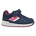 Geox B RISHON Girl, Scarpa per Neonati, Lt Navy Fucsia, 25 EU
