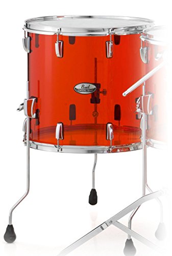 Pearl Crystal Beat Acrylic Floor Tom 16x15-Ruby Red