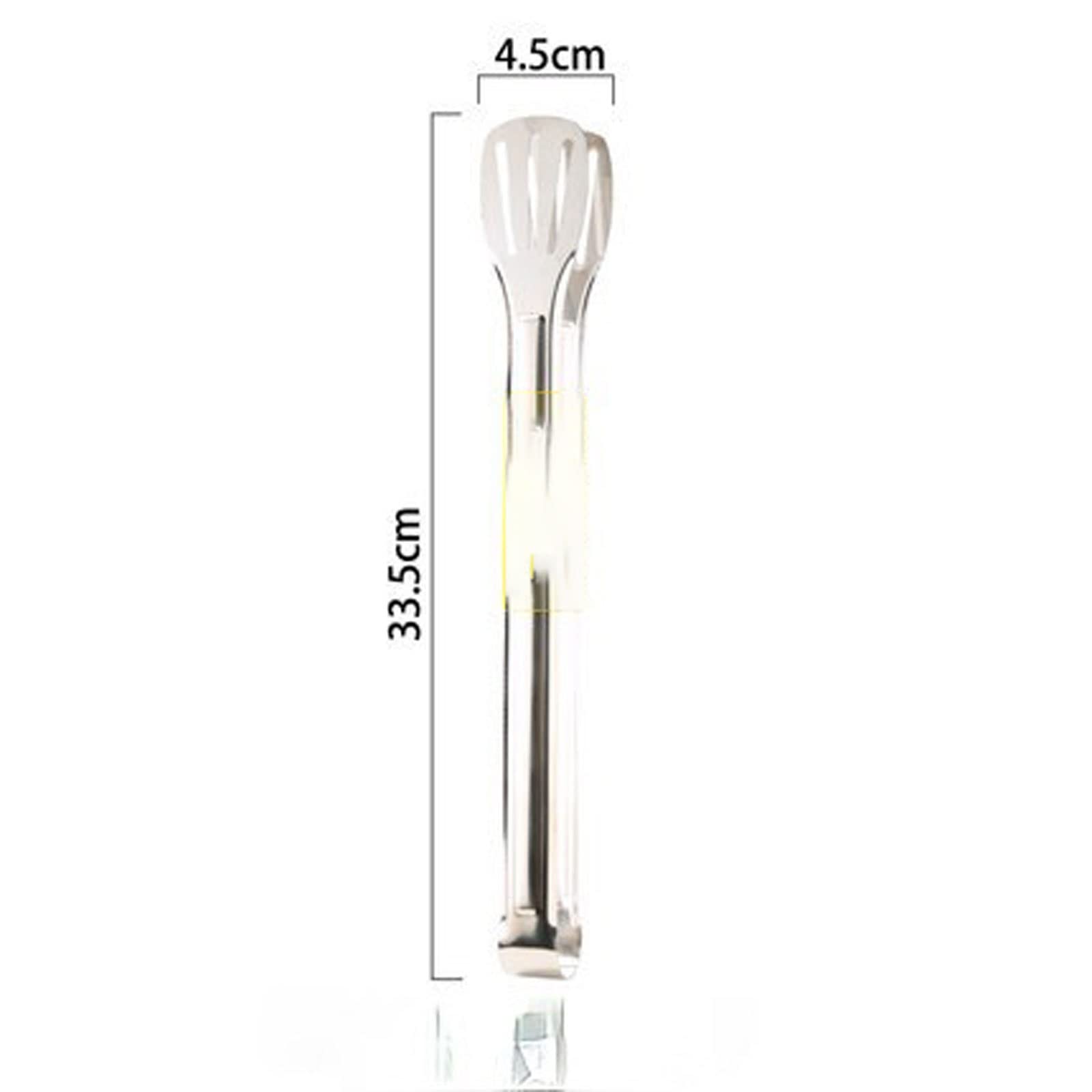 Pinzas de Cocina Pinzas de Acero Inoxidable para Alimentos Utensilios de Cocina Pinza anticalor para Pan Buffet Cocinar Postres de repostería (14 Pulgadas)