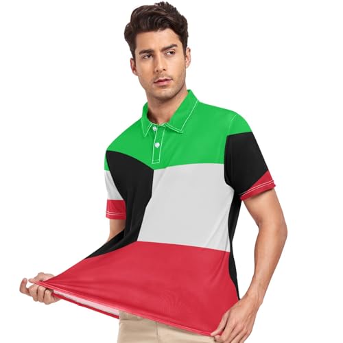 Polo de golf décontracté homme col anti humidité séchage rapide S