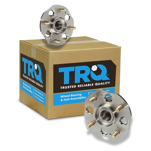 Image of TRQ Rear Left and Right Wheel Bearing and Hub Assembly Set 2 Piece Compatible with 1998-2002 Honda Accord L4 2.3L