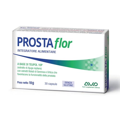 AVD REFORM | Prostaflor – Integratore per la funzionalità della prostata e il benessere urinario con estratti vegetali selezionati – 30 capsule – Prodotto in Italia