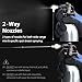 FIRSTINFO A1635 Patented Max. Pressure 110 psi 650ml Aluminum Canister Aerosol Refillable Fluid Storage Spray Can/Pneumatic Compressed Air Sprayer