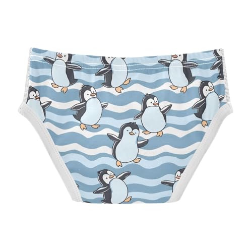 Cartoon Penguin Dancing Wave Boys' Underwear 100% Cotton Boys' Briefs Soft Toddler Underwear2