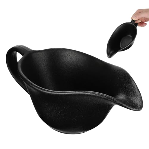 Porzellan-Sauciere mit Ausgießer, ergonomischem Griff und tropffreiem...