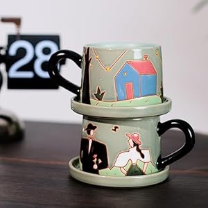 Couplecoffeemugsetengagementgiftweddinggiftsforbrideandgroomweddinggiftsforcouplebridalshowergiftshandmadeceramiccoffeemugssetsof2 Urban Country Home Decor Couple coffee mug set engagement gift wedding gifts for bride and groom wedding gifts for couple bridal shower gifts handmade ceramic coffee mugs sets of 2 urban country home decor