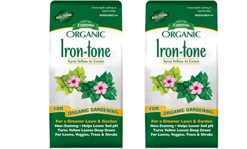 Fertilizante orgánico Espoma Iron-Tone en gránulos 5 lb 2 pack miniatura 1