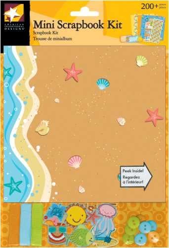 Mini Scrapbook Kit 6"x6"-beach Fun