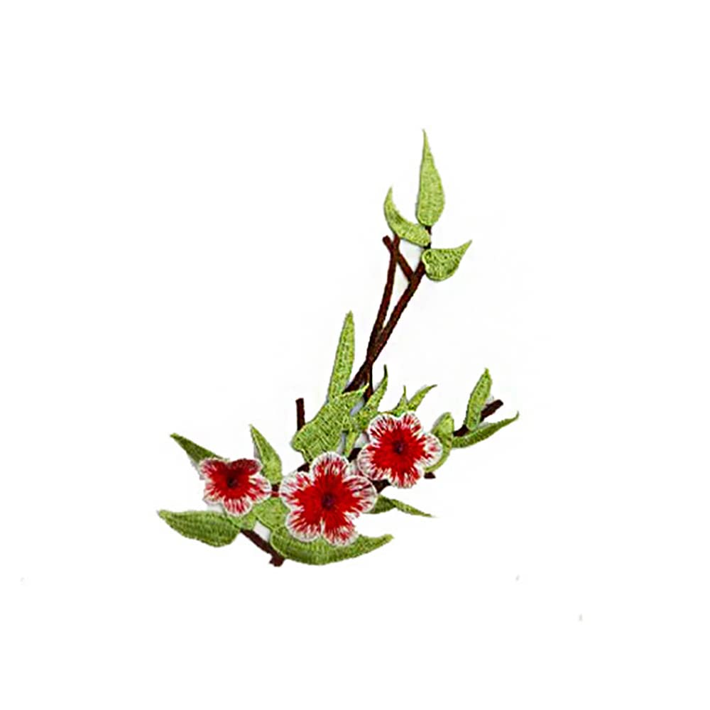 HINZIC 20 Pezzi Mini Toppe Termoadesive A Forma Di Fiore 17 Modelli Toppe Decorative Ricamate Floreali Applique Da Cucire Per San Valentino Matri~p115410183