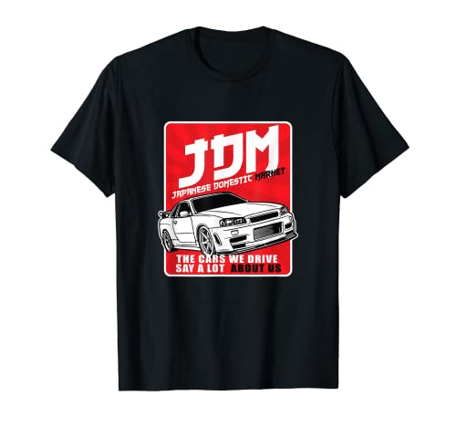 carreras jdm tuning coches japoneses Camiseta