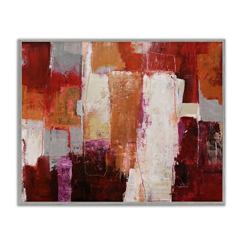 Art abstrait gris Stupell encadré motif géométrique minimaliste par Design Fabrikken