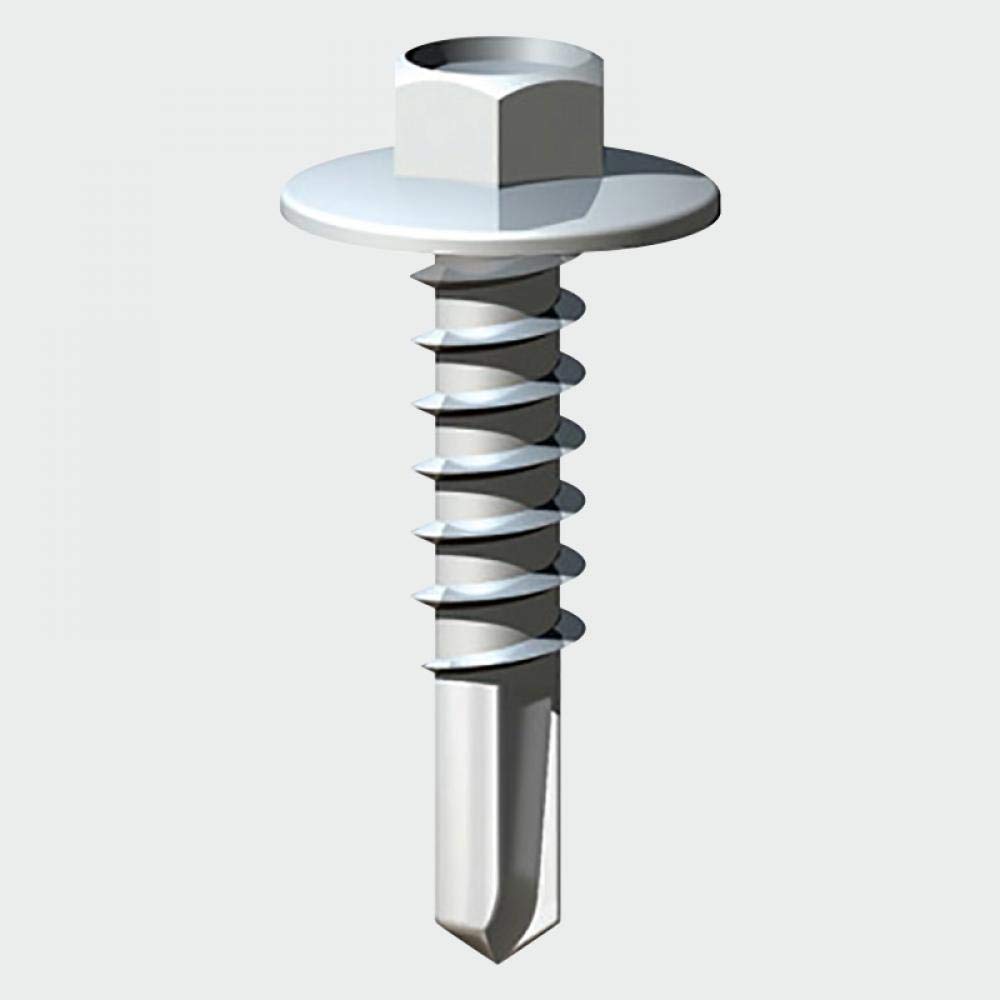 Timco Silver L25b Hex No.3 Self-Drilling Screw 5.5 X 25 - Ruspert (Box Of 100)