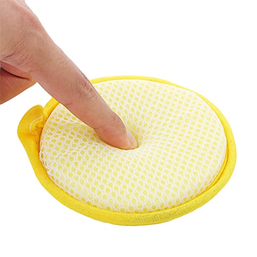 Image of 10Pcs Cleaning Sponge Double Sides Pan Pot Dish Clean Sponge Practical Pan Cleaning Kitchen Scrubber Household Cleaning Tools