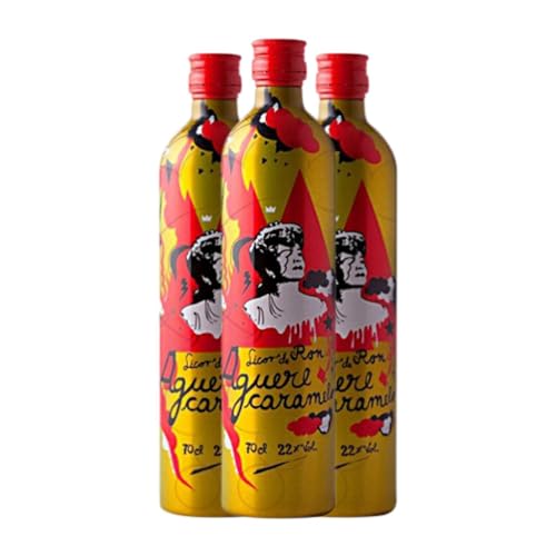Licores Aguere Caramelo 70 cl (Caja de 3 Botellas de 70 cl)