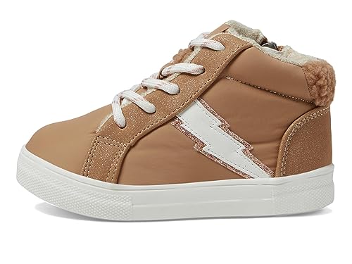 NINA Girl's Tricia (Toddler/Little Kid/Big Kid) Tan Fabric 5 Big Kid M4