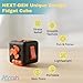 APPASH Fidget Cube - Premium 9-in-1 Ultimate Sensory Fidget Toy for Stress & Anxiety Relief | Features ACU Rollers, Clickable Fan, Pen Slider, Bearing Balls & More Tactile Actions for Focus[BlkRed]