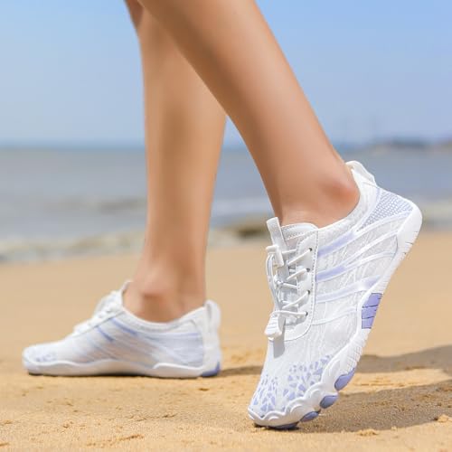 Image of Hike Barefoot Shoes for Women Men Breathable & Non-Slip Athletic Footwear Wide Toe Water Shoes,Designed for Walking,Running&Swimming