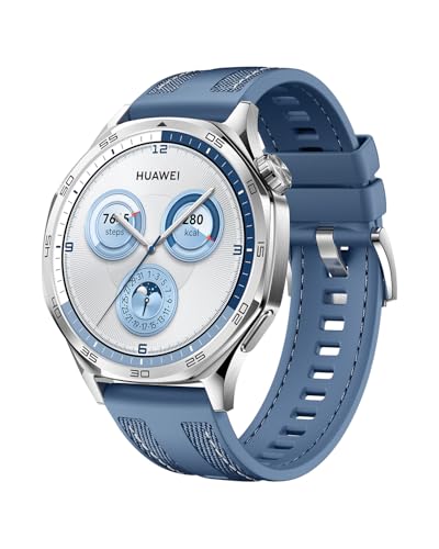 【ユウジ】HUAWAI WATCH GT 5 46mm ブルー HUAWEI Watch GT 5 46mm Smartwatch, up to 14 Days Battery