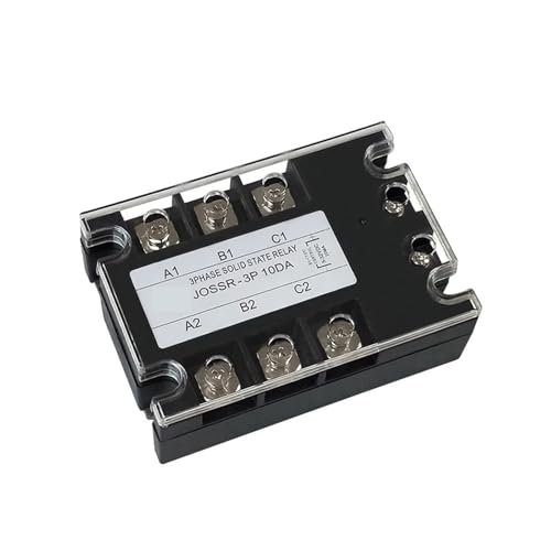 Relais statique triphasé SSR-10DA à commutation rapide 480VCA entrée CC
