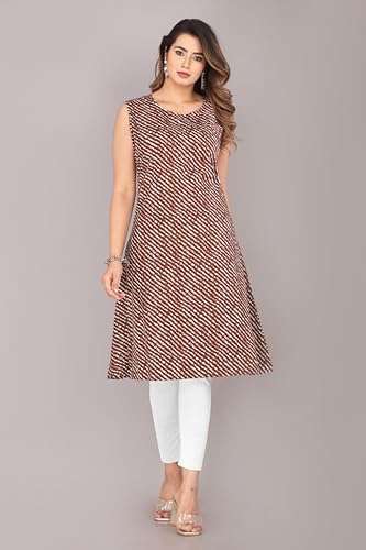 Image of KANNAHI Women Pure Cotton Printed Straight Calf Length Regular Jaipuri Kurta and Shrug Set with Floral Print for Womens & Girls Grey