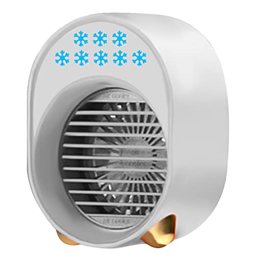 yeacher Ar condicionado portátil Ventilador de resfriador de ar recarregável 3600mah Operado por bat