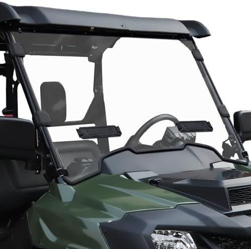 Front Full Windshield for Honda Pioneer 700-2 / 700-4 2014-2025, ...