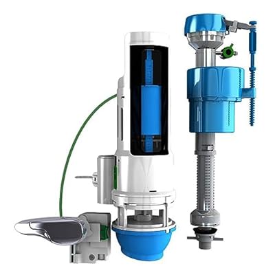 Danco HYR451T HyrdroRight Universal Water-Saving Toilet Repair Kit with Dual Flush Valve, Lever Handle, White, HYR451T