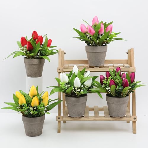 Plante simulation tulipe pour apporter douceur et verdure a la maison