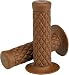Biltwell GR-BUN-78-CO Thruster Rubber 7/8" 22mm Grips (Pair), Chocolate Brown