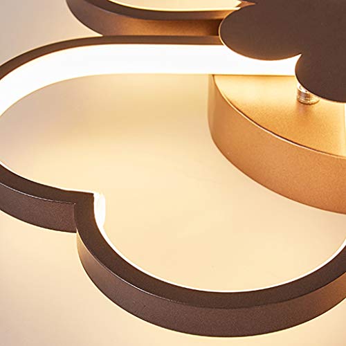 Lampe chambre chaude fleur RJJ en fer forgé créatif - 4