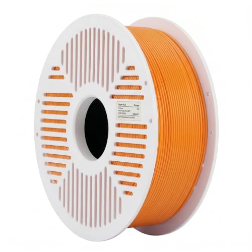 Image of Creality PLA Filament with Reusable Spool 1KG, 1.75mm PLA 3D Printing Filament 2.2lbs High Dimensional Accuracy, Easy Installation Detachable Spool, Fits for Most 3D Printers, Orange