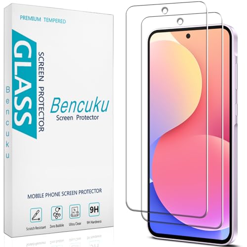 Bencuku (2 Pack) Designed for Samsung Galaxy A36 5G Tempered Glass Screen Protector 9H Hardness Anti Scratch Bubble Free