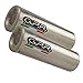 Price comparison product image GPR EXHAUST SYSTEM COMPATIBLE FOR DUCATI MONSTER 696 2008/14 PAIR HOMOLOGATED SLIP-ON EXHAUST M3 TITANIUM NATURAL