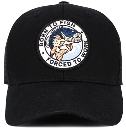 Image of KBETHOS Outdoor Hunting Fishing Lake Life Tactical Distressed Baseball Cap Dad Hats Adjustable Unisex