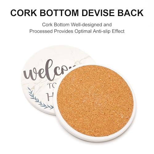 Housewarming-Gifts-for-New-Home-Farmhouse-Decor-Coasters-Set-of-6-Pack-Ceramic-Coasters-for-Coffee-Table-Cup-Coasters-Modern-House-Warming-Gift-Decorations-Coster-Cute-Marble-Drink-Coasters-Set Housewarming Gifts for New Home Farmhouse Decor Coasters Set of 6 Pack Ceramic Coasters for Coffee Table Cup Coasters Modern House Warming Gift Decorations Coster Cute Marble Drink Coasters Set