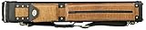 Southern Game Rooms 3X5 C35D-4 Hard Pool Cue Case Black w/Brown Crocodile Texture Accents