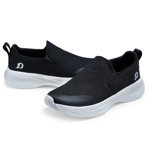 Image of DOCTOR EXTRA SOFT Men's Running & Walking Shoes| Lightweight Comfortable Slip-On Sports Sneakers, Memory Foam Cushion, Breathable Mesh, Anti-Slip Flexible Gym Training Gents Boys D-2011