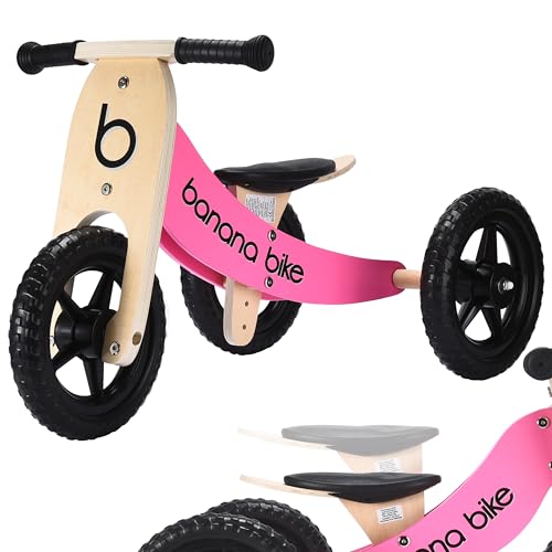 banana bike Wooden Balance Bike - Trike for Toddlers -