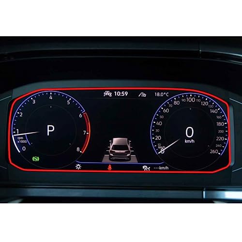 Protection d'écran en verre trempé VW t-Cross évitez les rayures du tableau de bord LCD