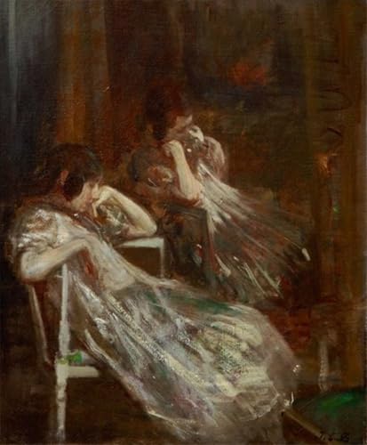 Tableau Portrait de Désirée Manfred par Jacques Emile Blanche Impression d'art 60x90cm