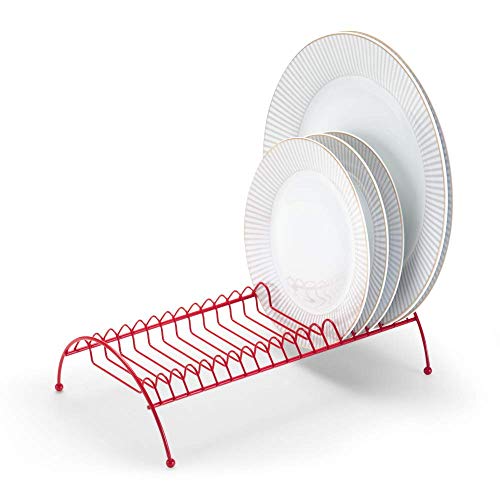 Organizador Seca Pratos Para Armário e Pia Vermelho - Linha Red Arthi