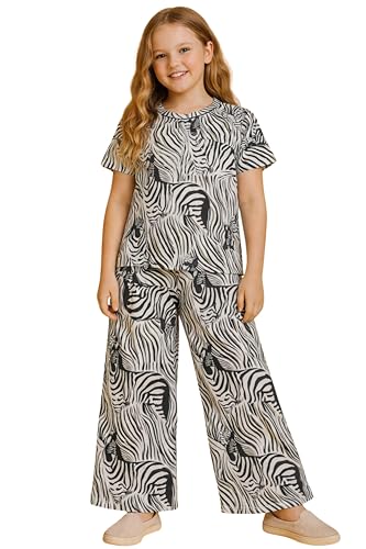 Image of TotzTouch Night Dress Kids Girls - Soft, Comfy & Adorably Stylish Printed Pyjama Set Age 6 Months to 15 Years