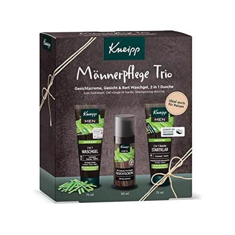 Kneipp Geschenkpackung Männerpflege Trio - Set aus Intensive Feuchtigkeit Gesichtscreme Cover